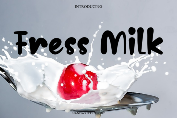 Coffee Milk Font Poster 2