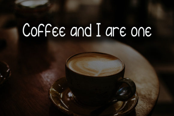 Coffee Mocha Font Poster 2