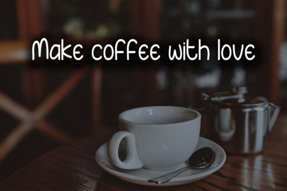Coffee Mocha Font Poster 3