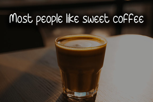 Coffee Mocha Font Poster 4
