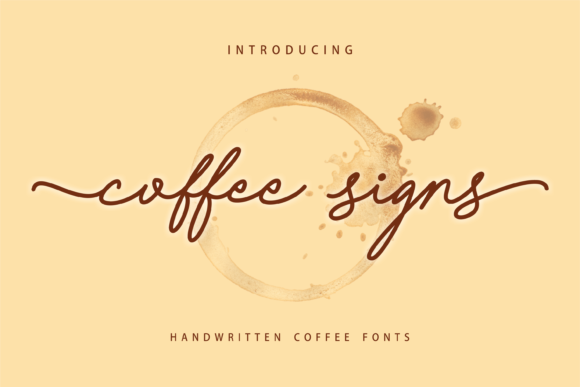 Coffee Signs Font