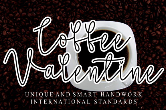 Coffee Valentine Font Poster 1