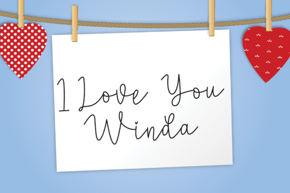 Coffee Valentine Font Poster 5