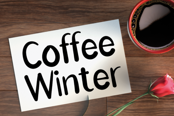 Coffee Winter Font Poster 1