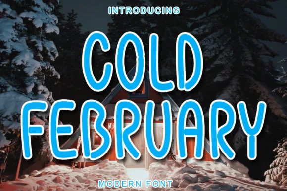 Cold February Font Cold February Font Poster 1