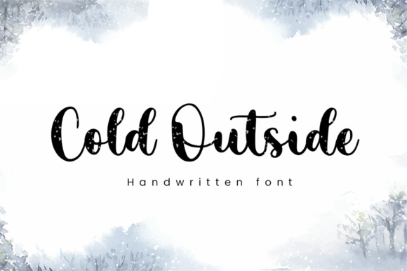 Cold Outside Font Poster 1