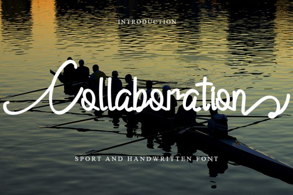 Collaboration Font Poster 1