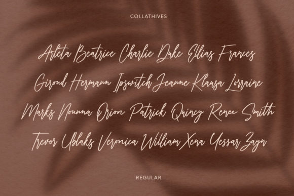 Collathives Font Poster 11
