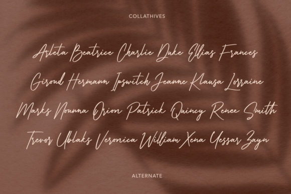 Collathives Font Poster 12