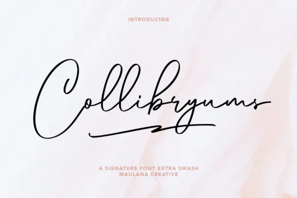 Collibryums Font Collibryums Font Poster 1