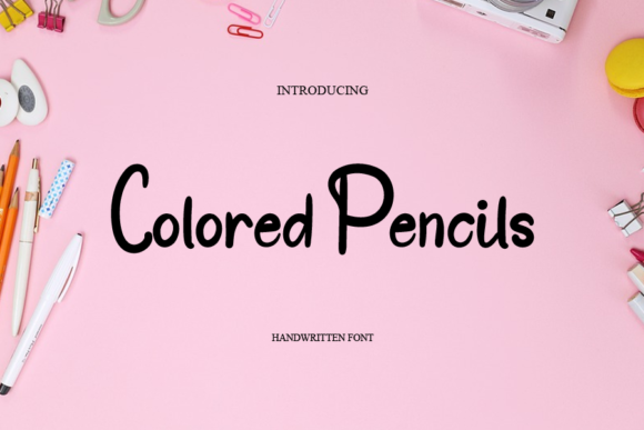 Colored Pencils Font