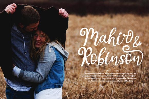 Come Valentine Font Poster 4
