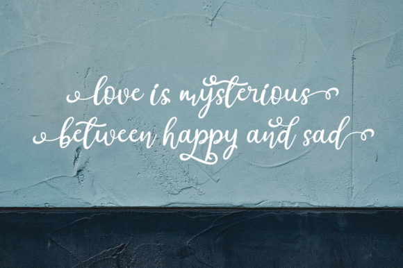 Come Valentine Font Poster 8