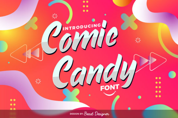 Comic Candy Font Poster 1