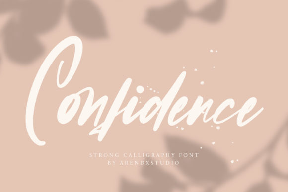 Confidence Font Poster 1