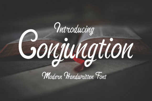 Conjungtion Font Poster 1