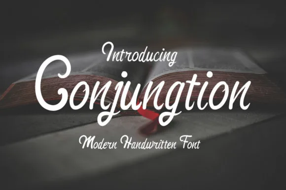 Conjungtion Font Conjungtion Font Poster 1