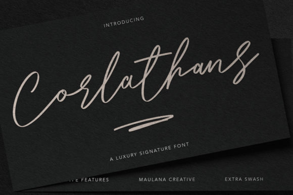 Corlathans Font Poster 1