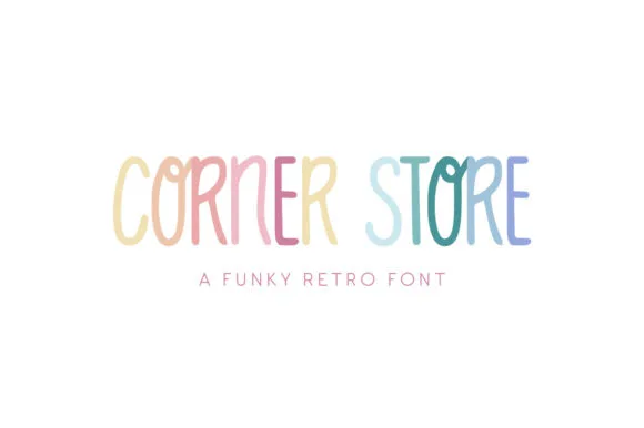 Cornerstore Font Cornerstore Font Poster 1