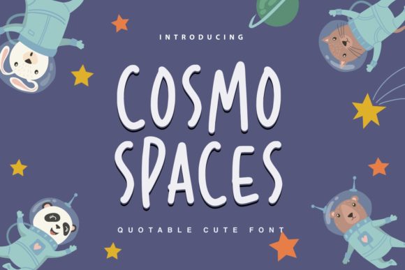 Cosmo Space Font Poster 1