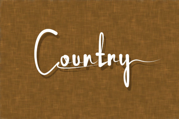 Country Font Poster 1
