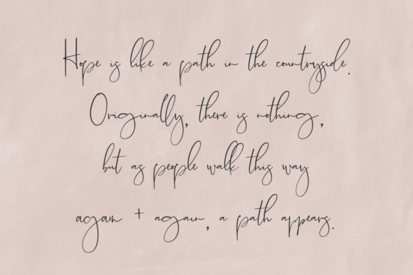 Country Cottage Font Poster 4