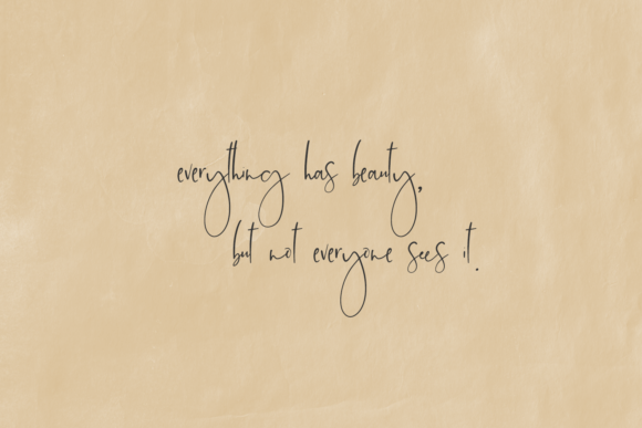 Country Cottage Font Poster 7