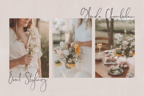 Country Cottage Font Poster 8