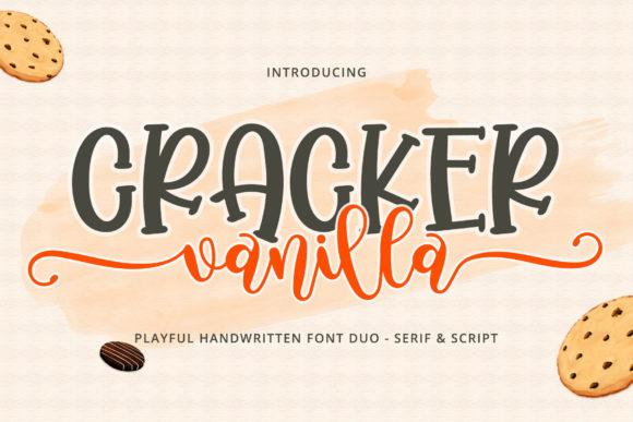 Cracker Vanilla Font Poster 1