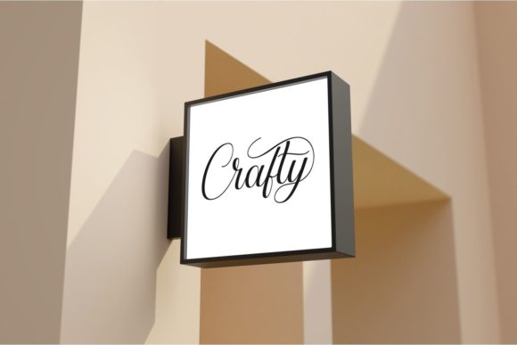 Crafty Holiday Font Poster 5