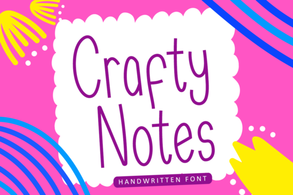 Crafty Notes Font Poster 1