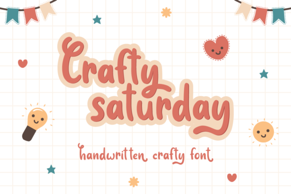 Crafty Saturday Font Poster 1