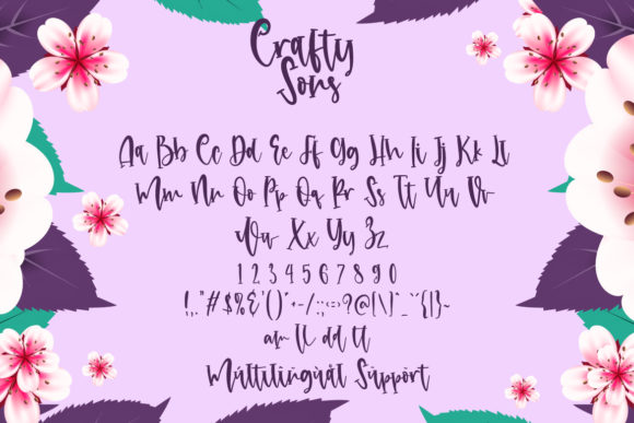 Crafty Sons Font Poster 7