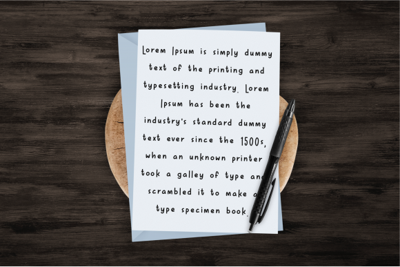 Cream Shoes Font Poster 6