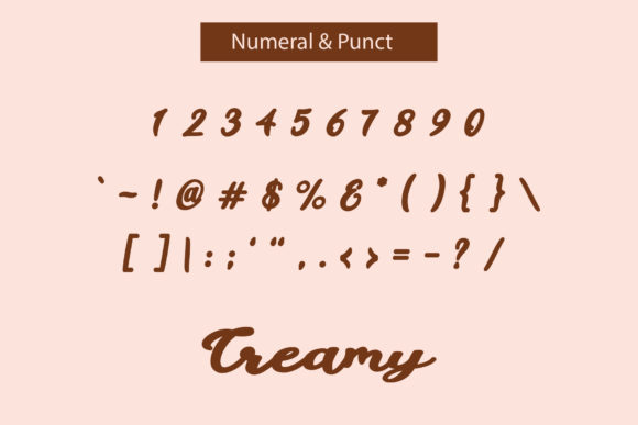 Creamy Font Poster 9