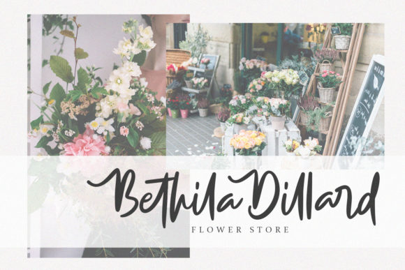 Creamy Buttermilk Font Poster 2