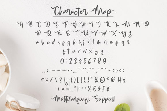 Creamy Buttermilk Font Poster 7