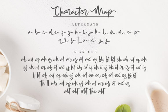 Creamy Buttermilk Font Poster 8