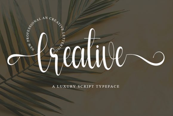 Creative Font Poster 1