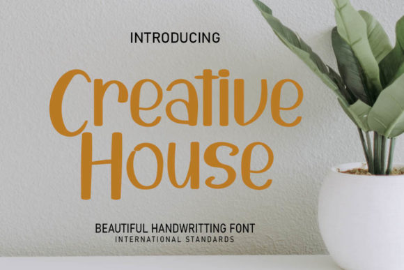 Creative House Font Poster 1