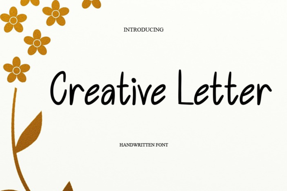 Creative Letter Font