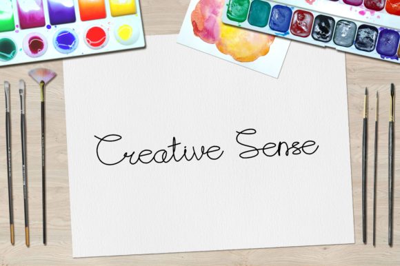 Creative Sense Font Poster 1