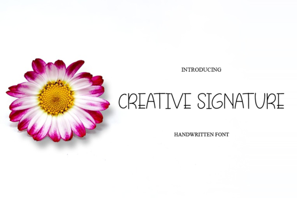 Creative Signature Font Creative Signature Font Poster 1