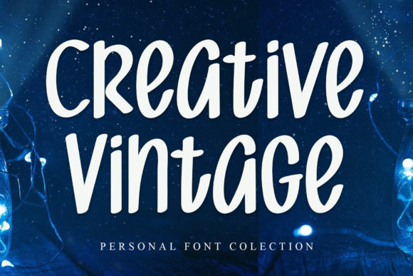 Creative Vintage Font Poster 1