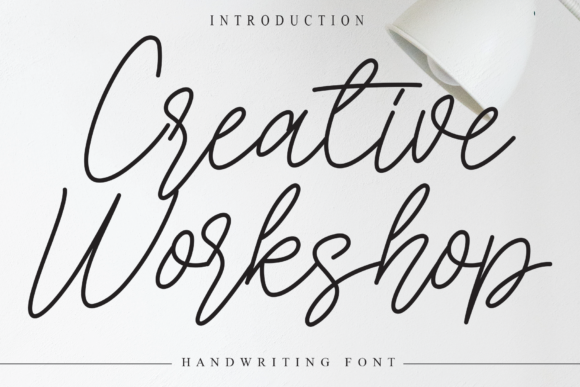 Creative Workshop Font Poster 1