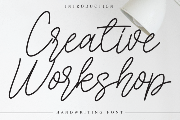 Creative Workshop Font Creative Workshop Font Poster 1