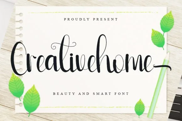 Creativehome Font Creativehome Font Poster 1