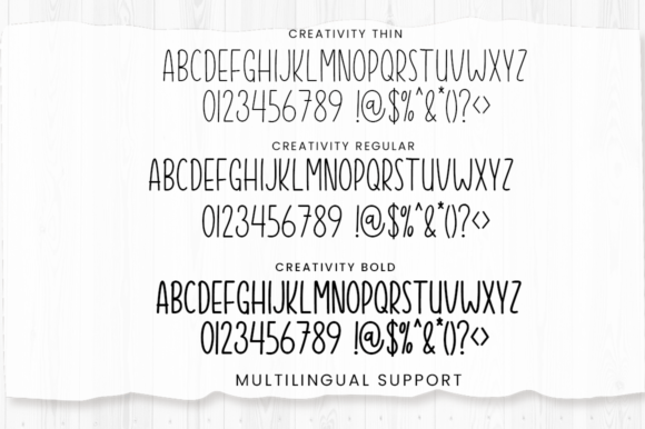 Creativity Font Poster 7