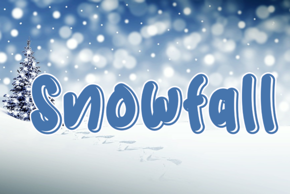 Crete Snow Font Poster 4