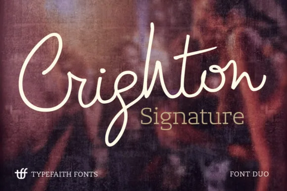Crighton Font Crighton Font Poster 1